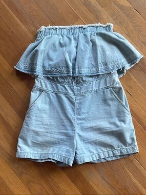 Denim Romper